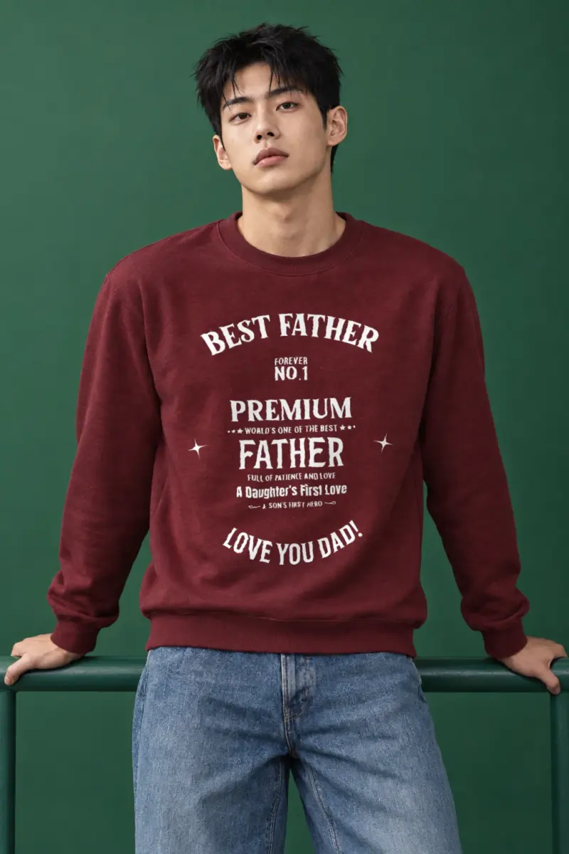 "Father's Day Tribute" Heavy Blend Unisex Crewneck Sweatshirt