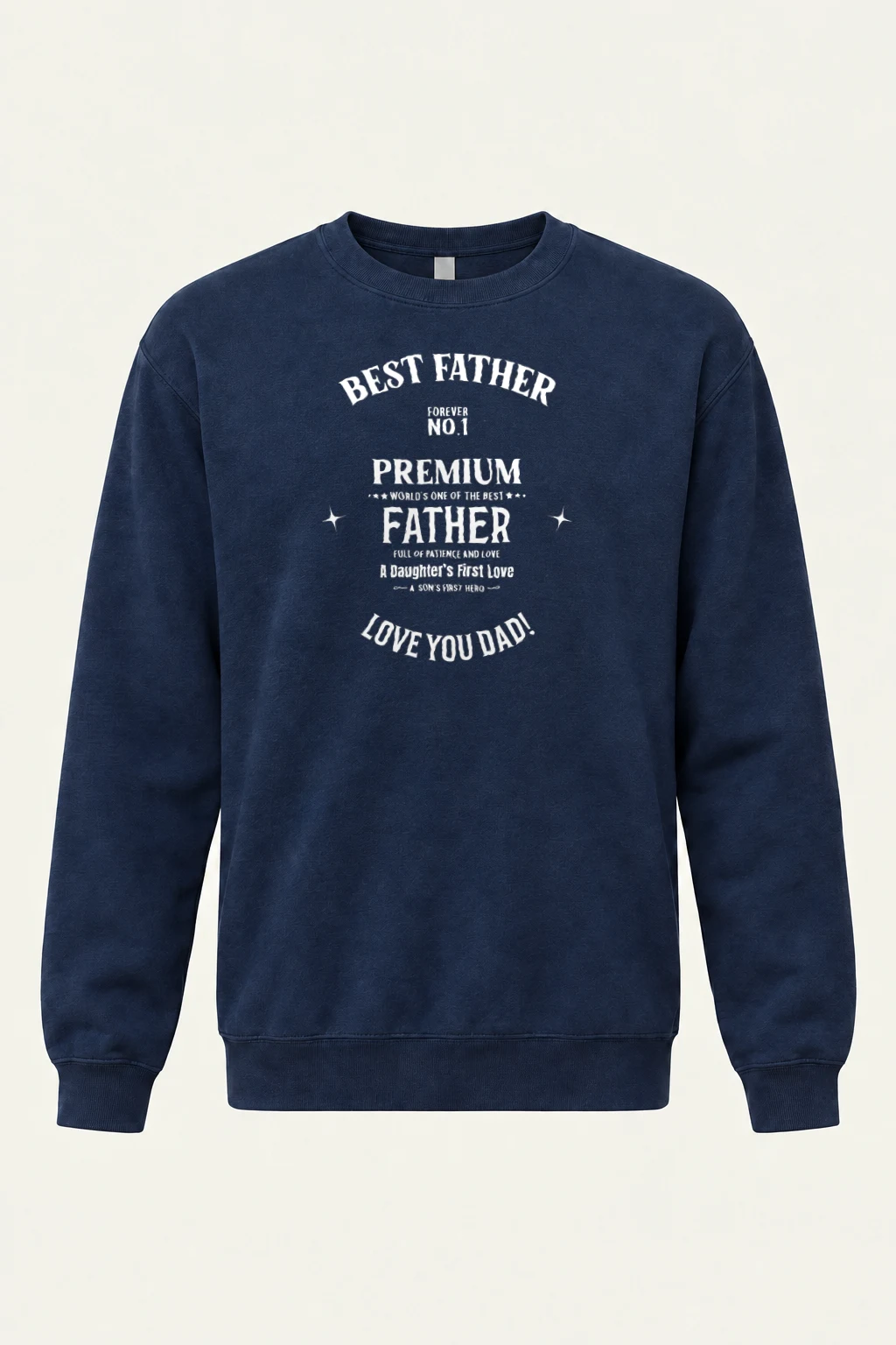 "Father's Day Tribute" Heavy Blend Unisex Crewneck Sweatshirt | Gildan 18000