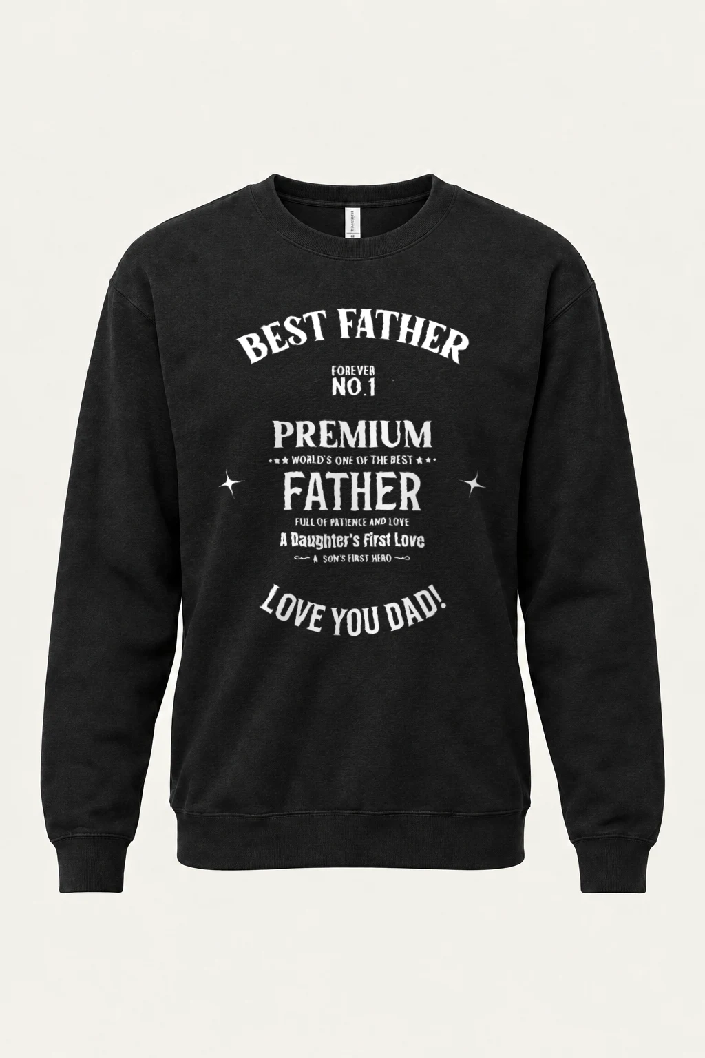 "Father's Day Tribute" Heavy Blend Unisex Crewneck Sweatshirt | Gildan 18000