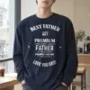 "Father's Day Tribute" Unisex Longsleeve T-shirt | Gildan 2400