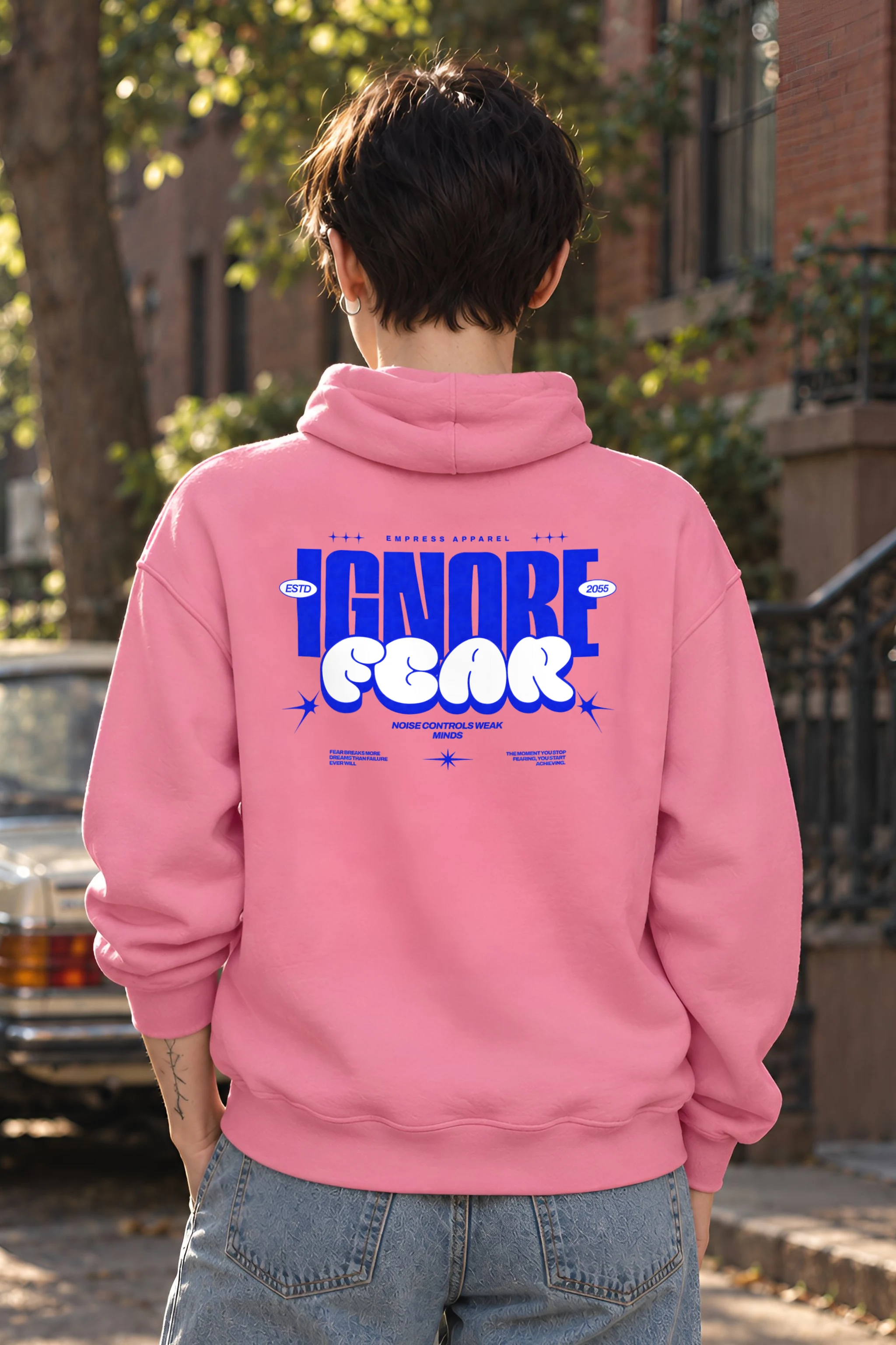 "Fear Breaks Dreams" 1 Pullover Hoodie