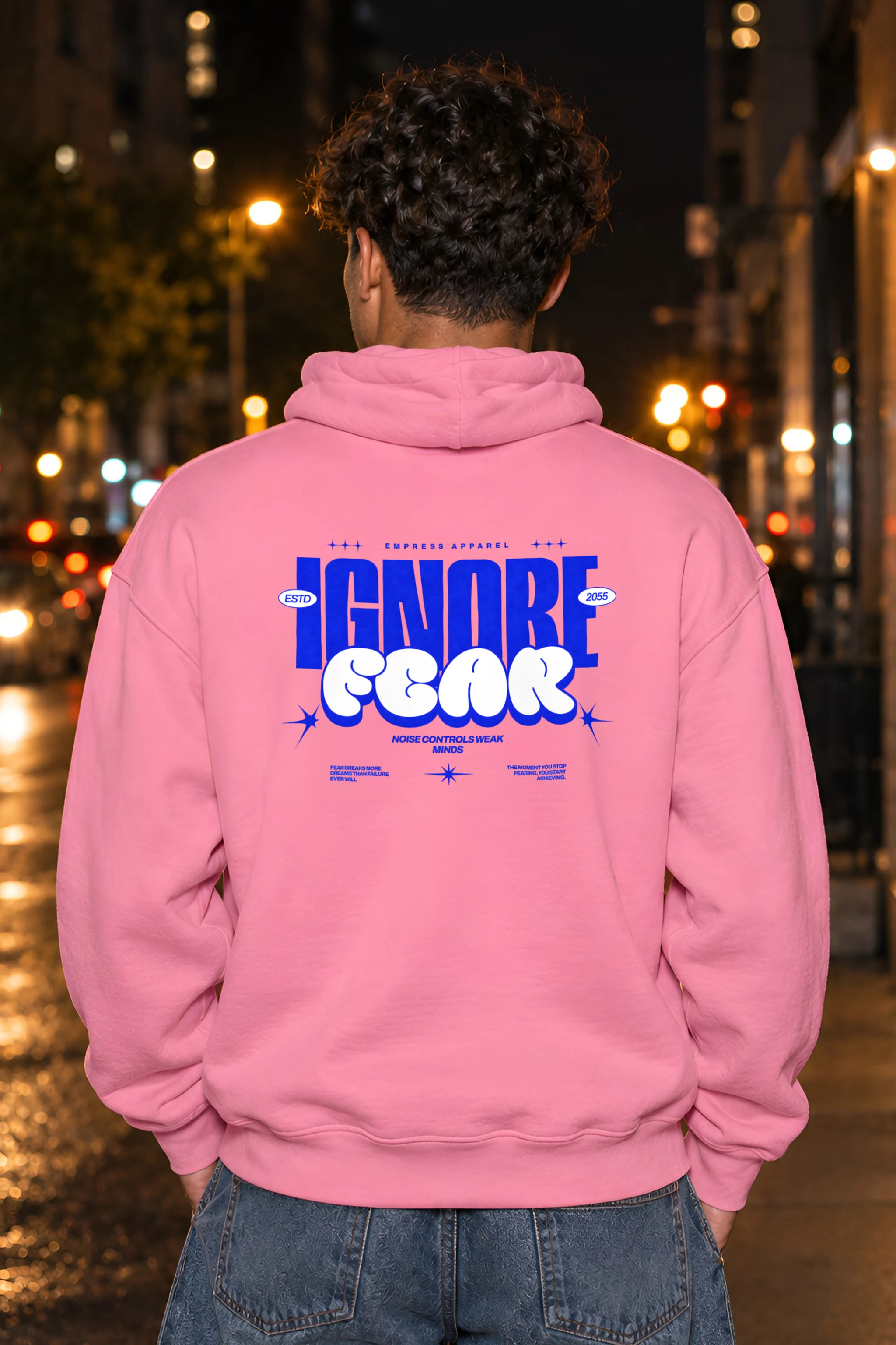 "Fear Breaks Dreams" 1 Pullover Hoodie