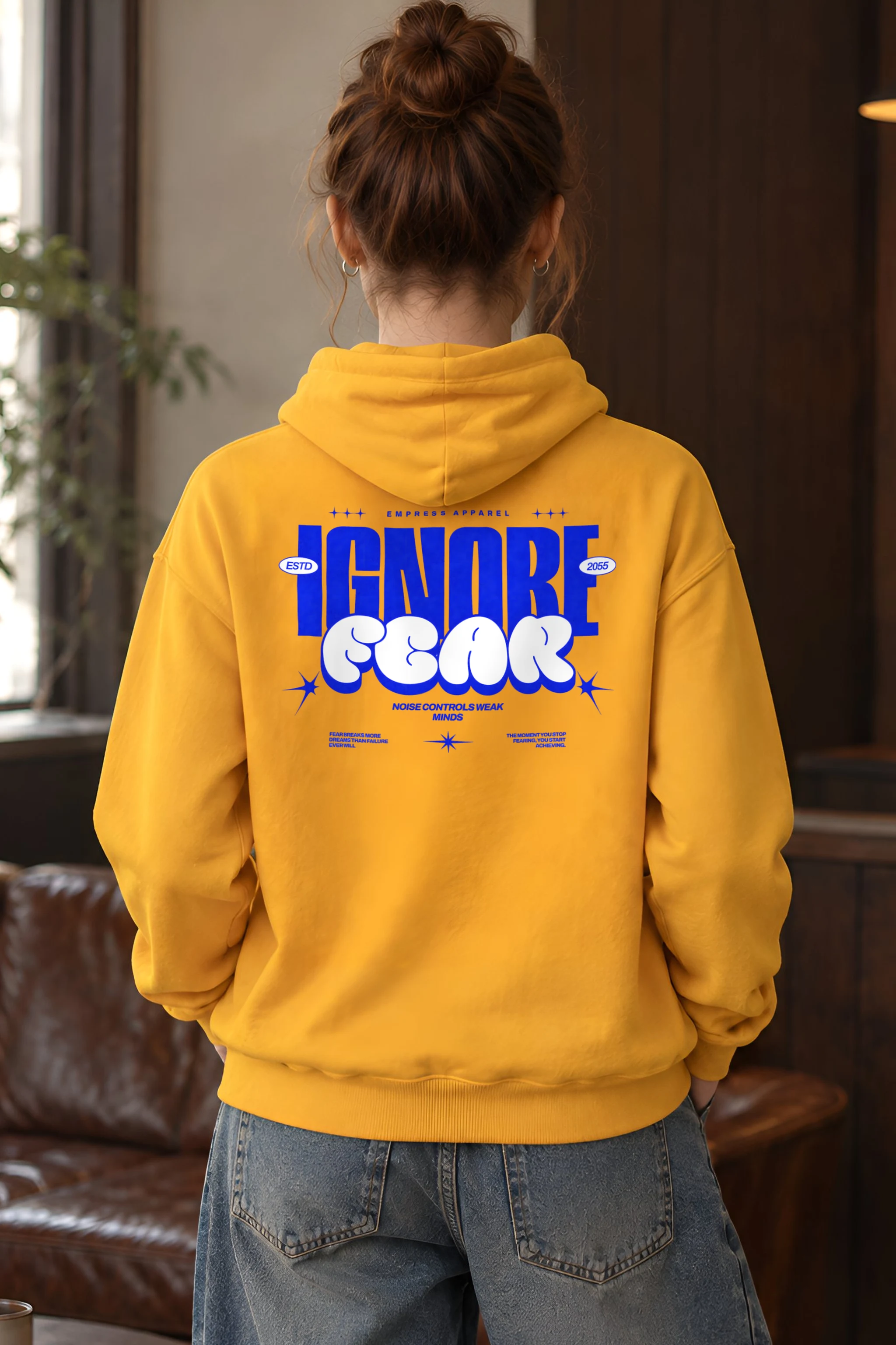 "Fear Breaks Dreams" 1 Pullover Hoodie