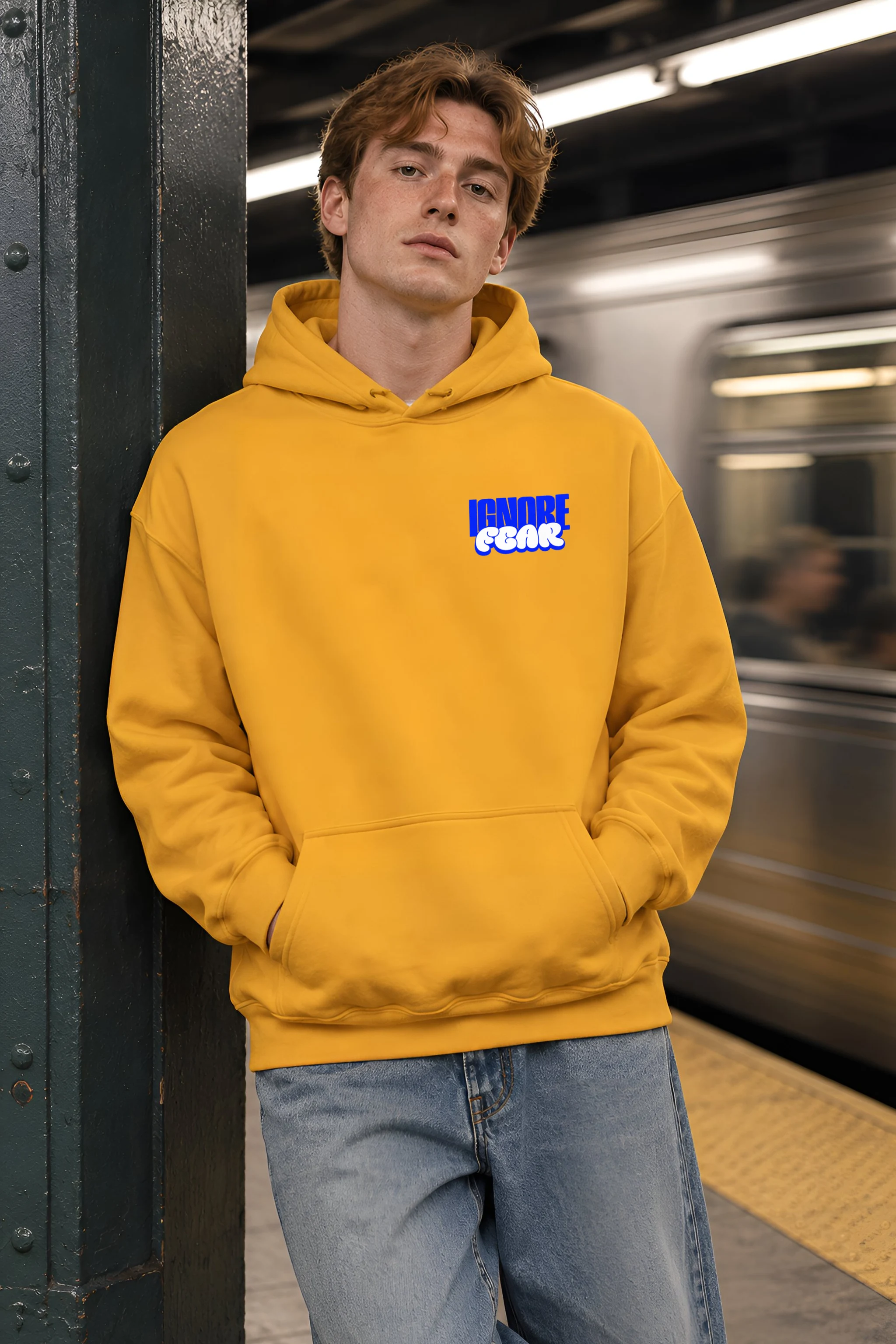"Fear Breaks Dreams" 1 Pullover Hoodie