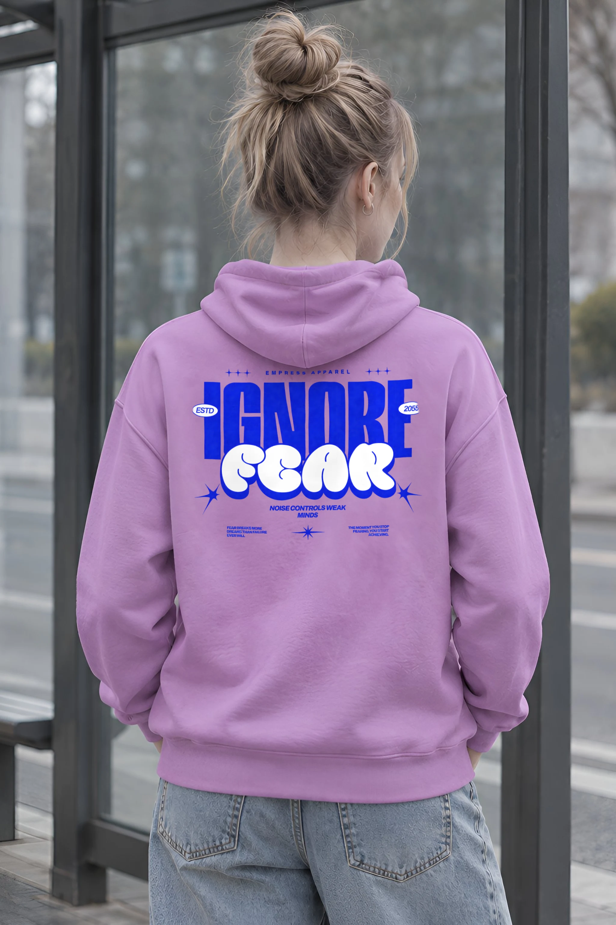 "Fear Breaks Dreams" 1 Pullover Hoodie