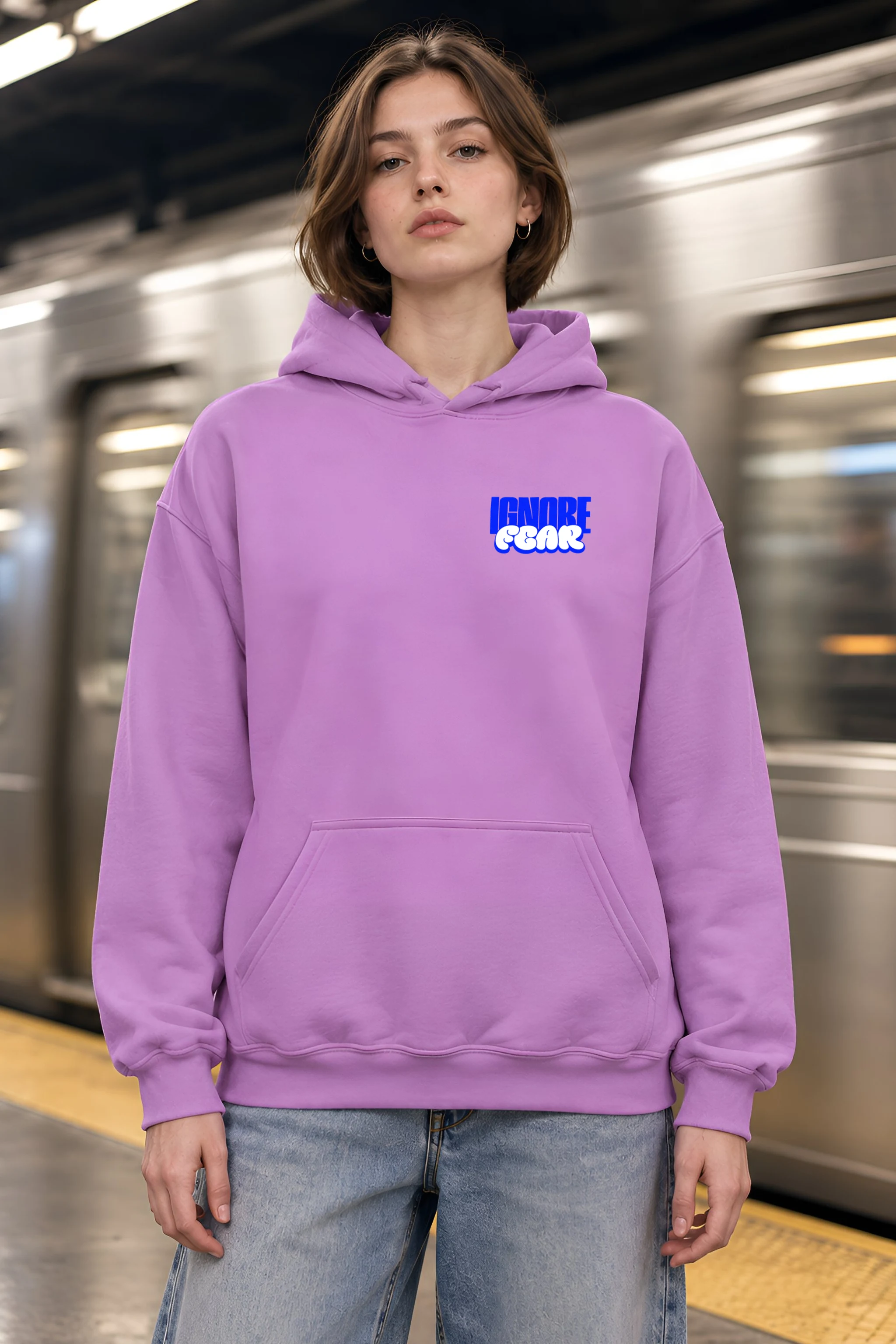 "Fear Breaks Dreams" 1 Pullover Hoodie