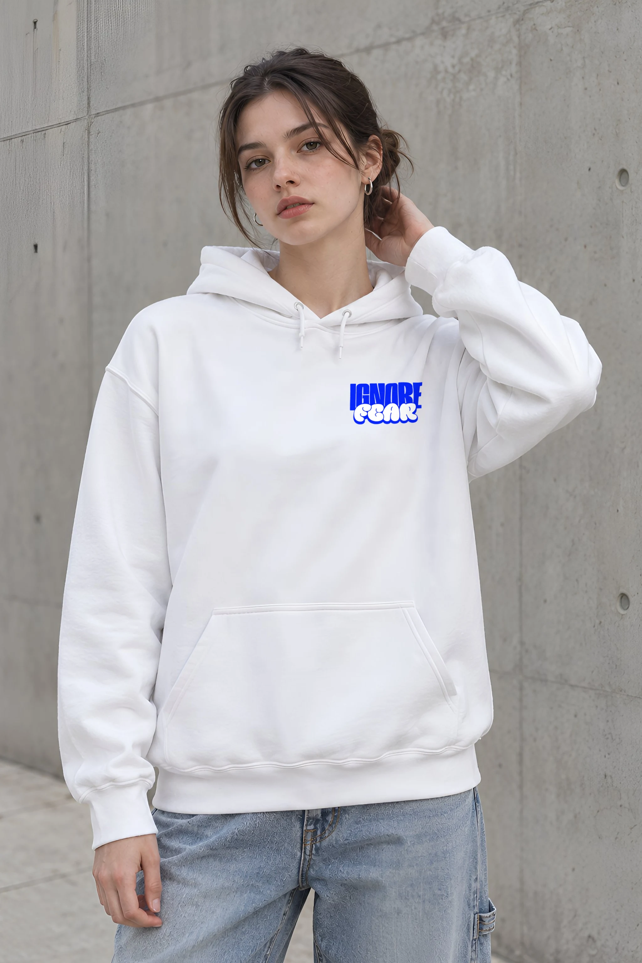 "Fear Breaks Dreams" 1 Pullover Hoodie