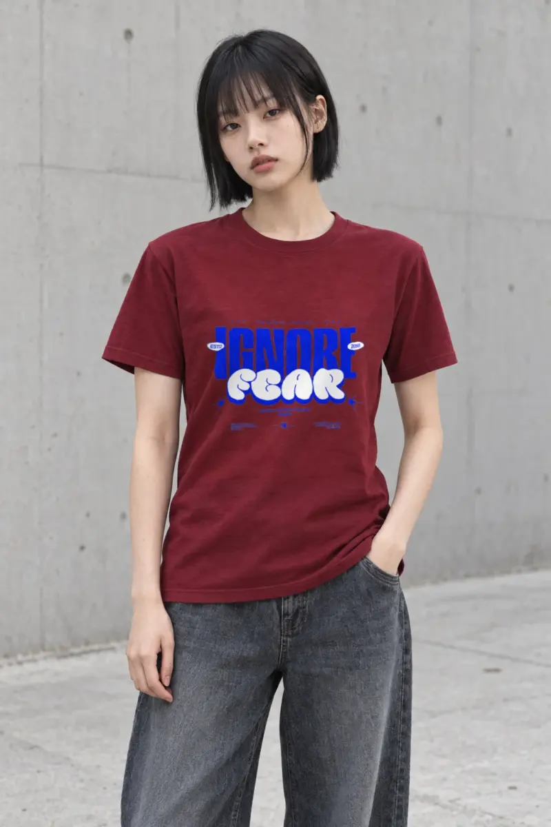 "Fear Breaks Dreams" Heavyweight Unisex Crewneck T-shirt