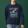 "Fear The Deep" Heavy Blend Unisex Crewneck Sweatshirt