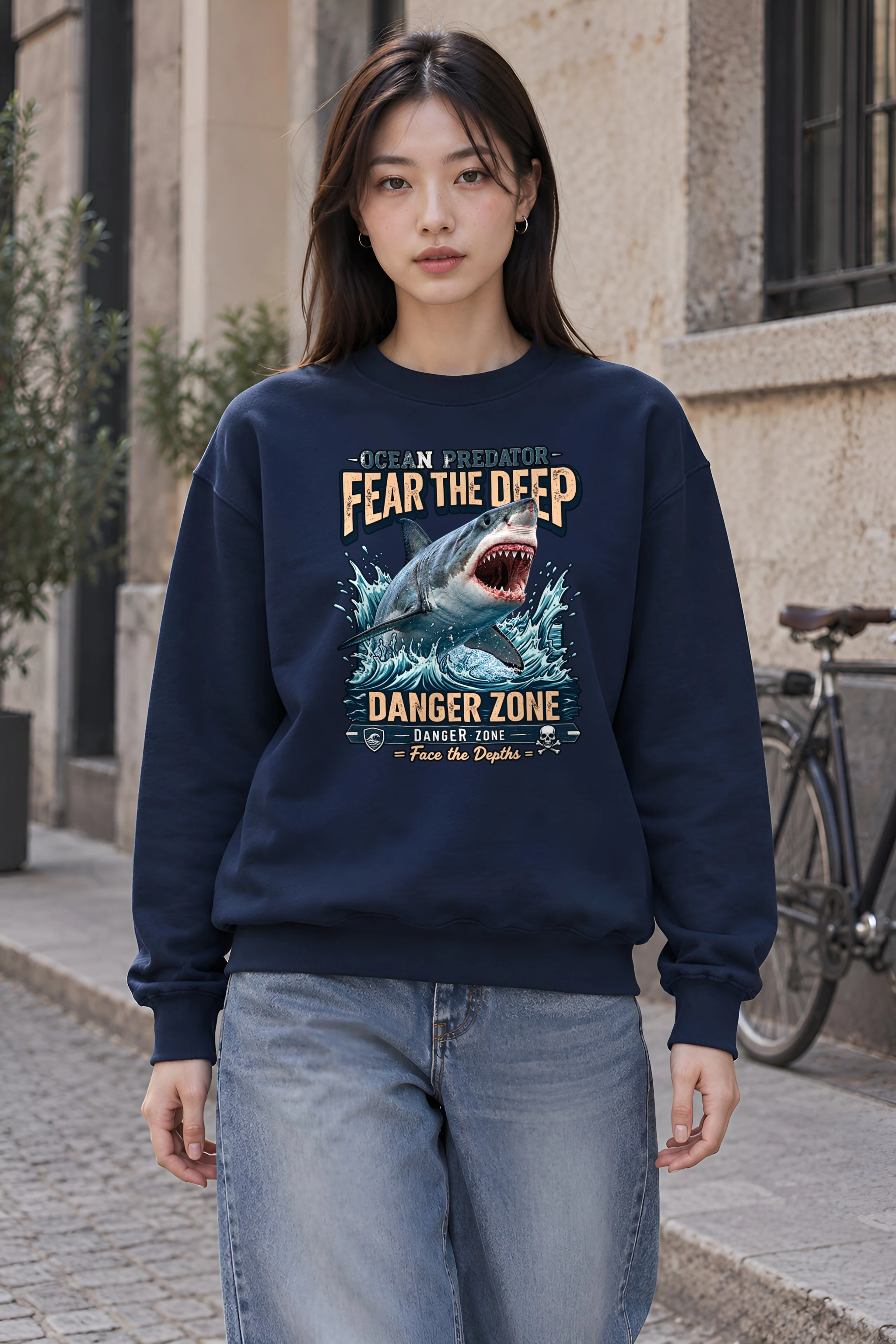 "Fear The Deep" 1 Crewneck Sweatshirt