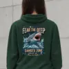"Fear The Deep" Heavy Blend Unisex Pullover Hoodie
