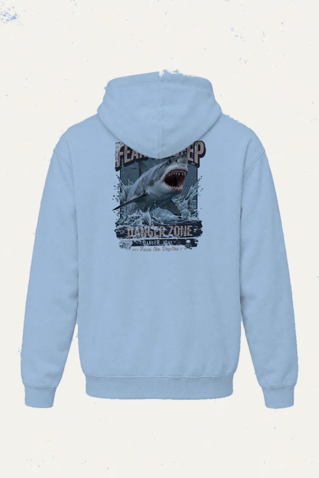 "Fear The Deep" Heavy Blend Unisex Pullover Hoodie | Gildan 18500