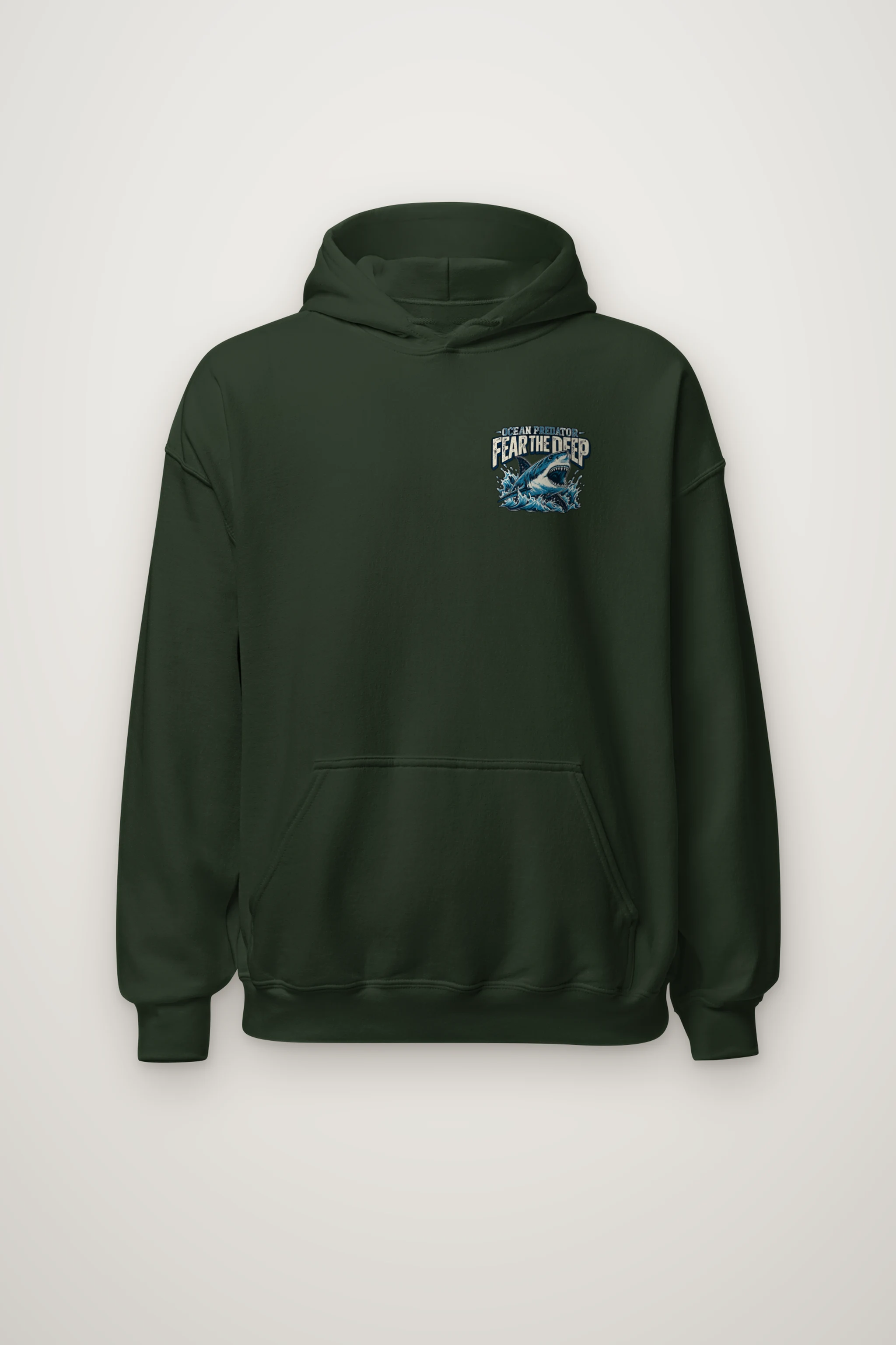 "Fear The Deep" Heavy Blend Unisex Pullover Hoodie