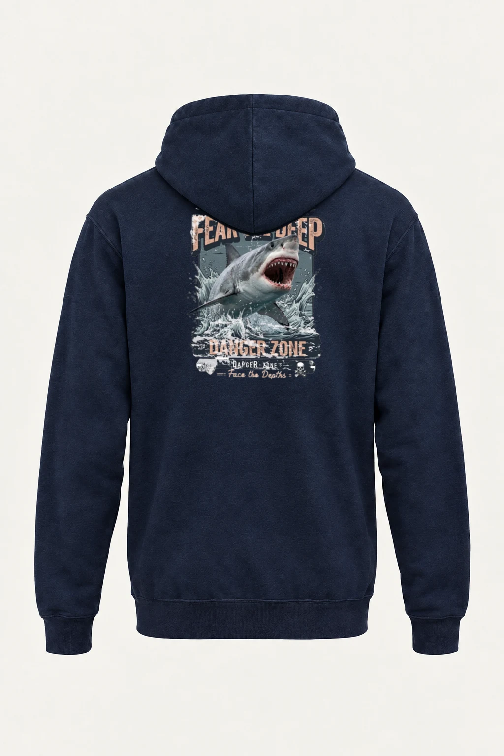 "Fear The Deep" Heavy Blend Unisex Pullover Hoodie | Gildan 18500