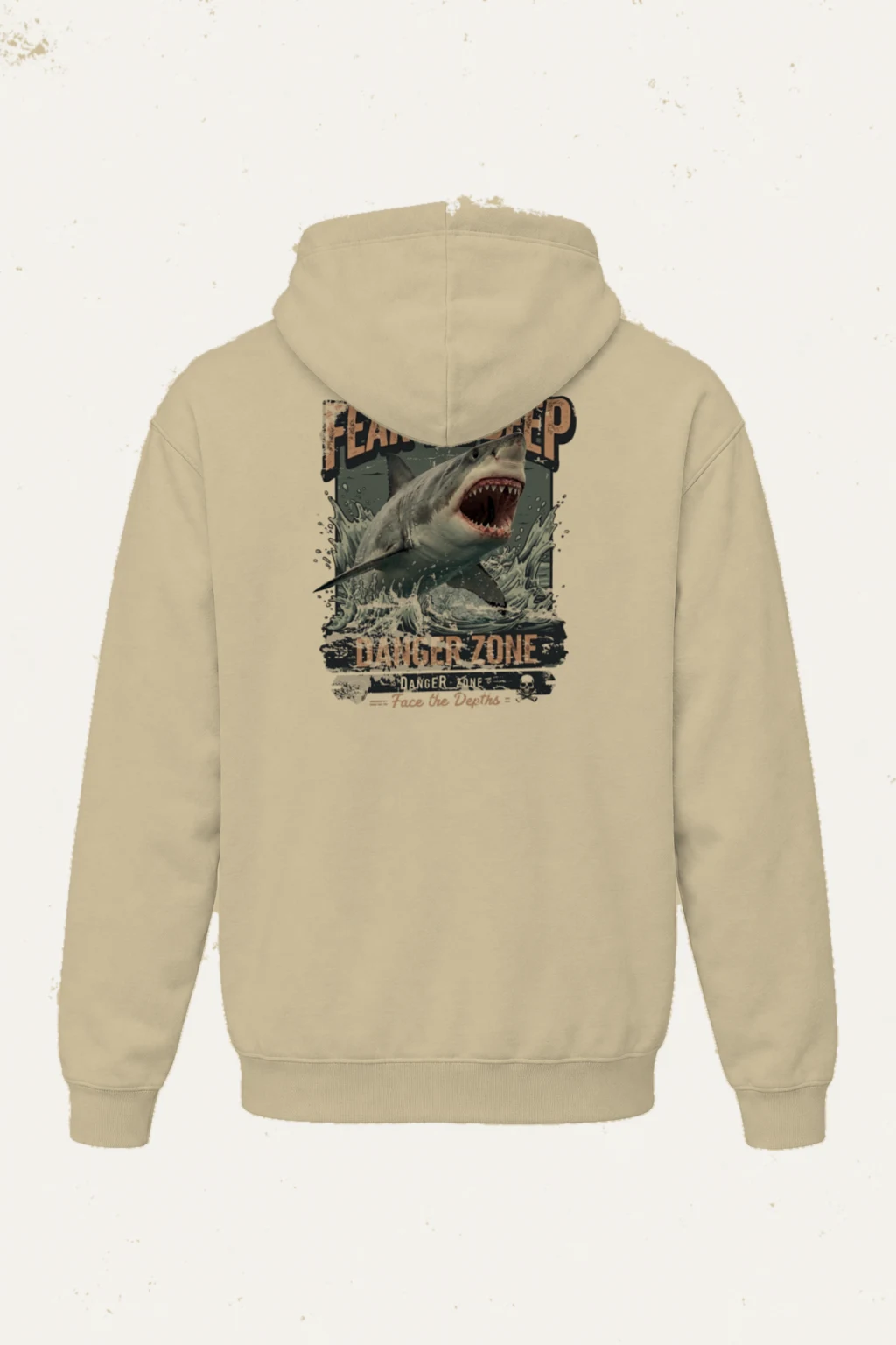 "Fear The Deep" Heavy Blend Unisex Pullover Hoodie | Gildan 18500