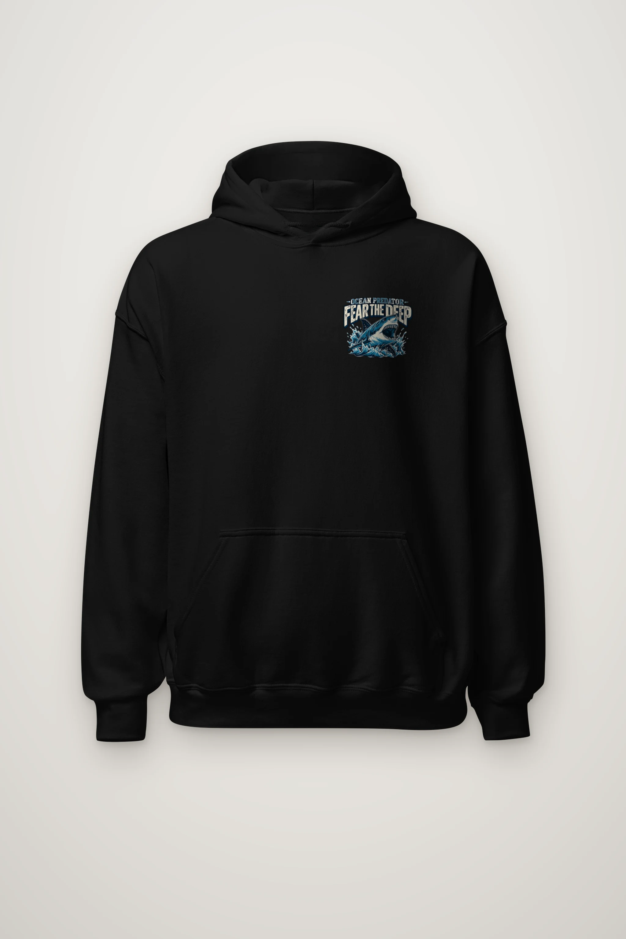 "Fear The Deep" Heavy Blend Unisex Pullover Hoodie