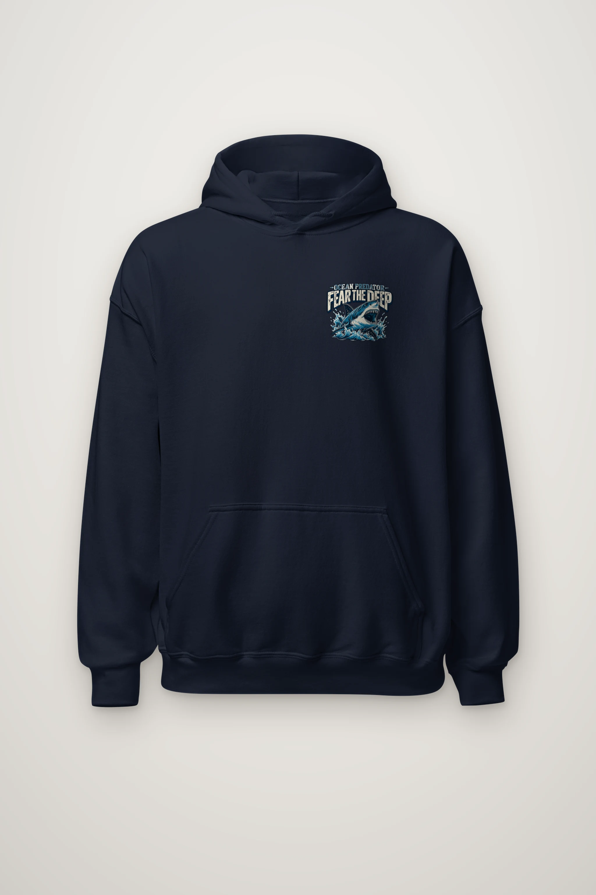 "Fear The Deep" Heavy Blend Unisex Pullover Hoodie