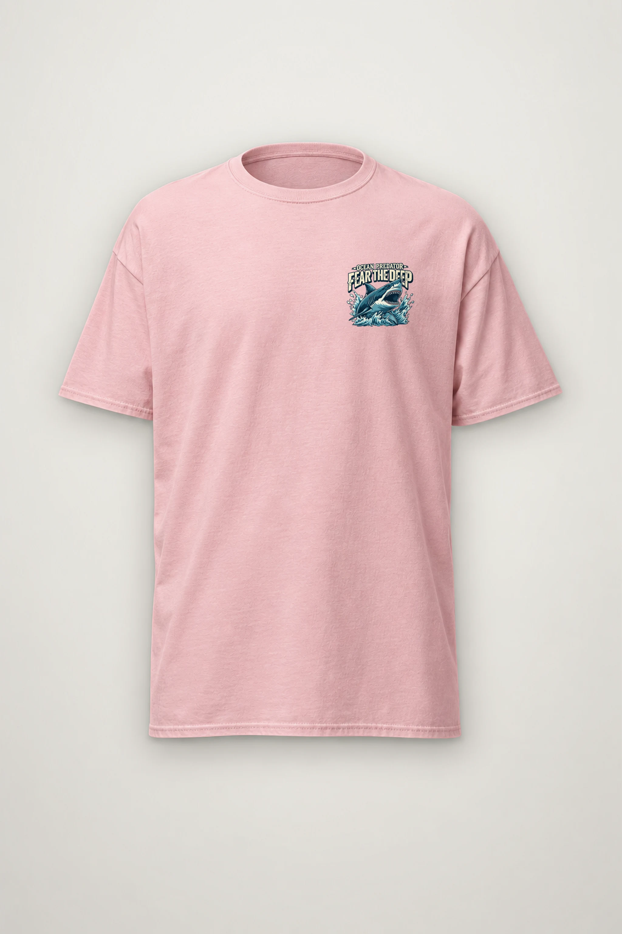 "Fear The Deep" Heavyweight Unisex Crewneck T-shirt