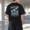 "Fear The Deep" Heavyweight Unisex Crewneck T-shirt | Gildan 5000