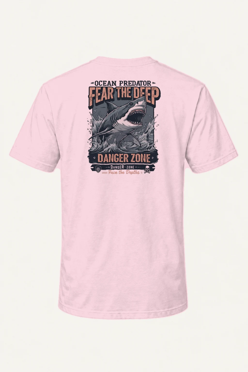 "Fear The Deep" Heavyweight Unisex Crewneck T-shirt | Gildan 5000