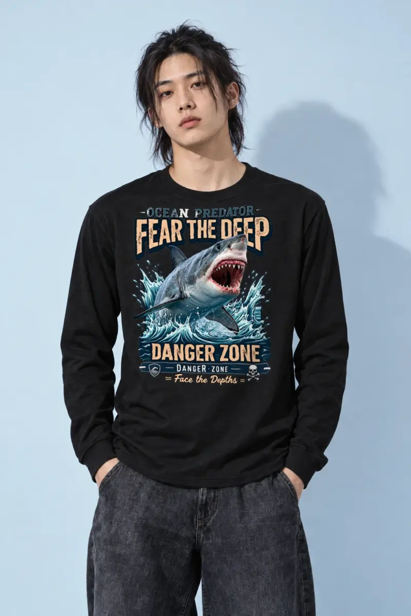 "Fear The Deep" Unisex Longsleeve T-shirt