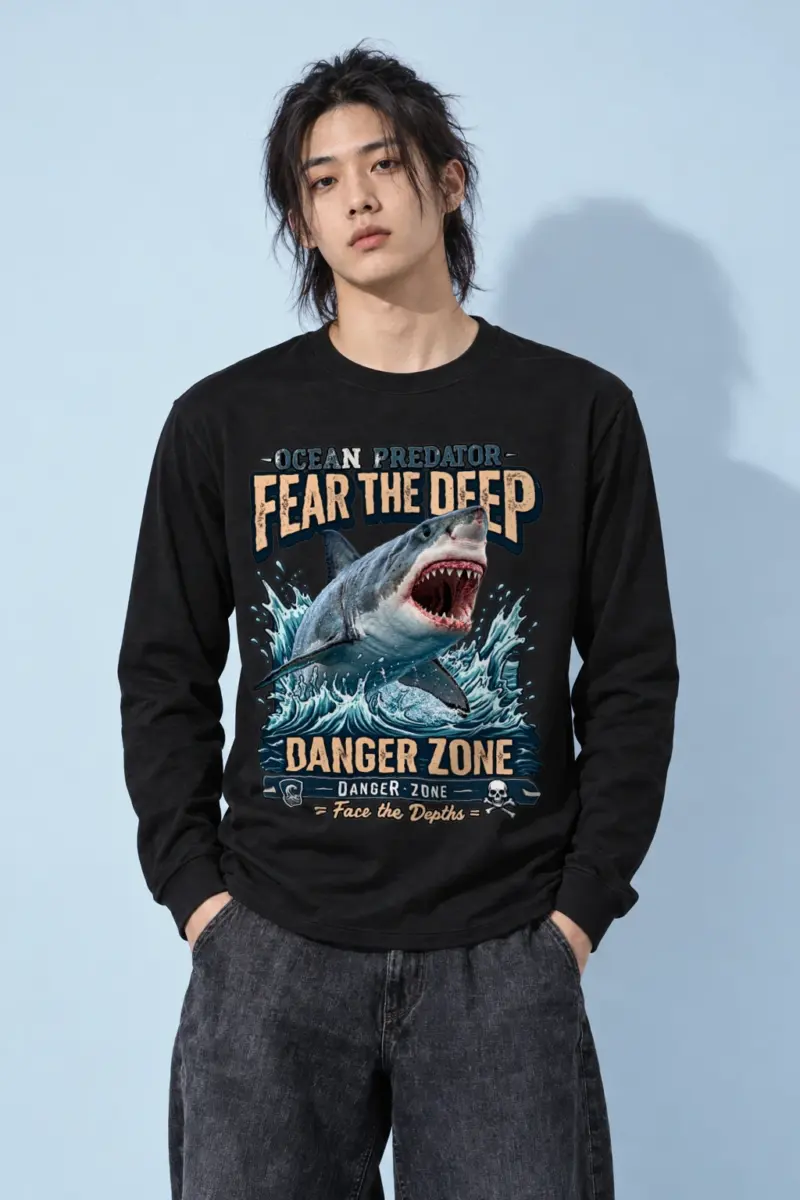 "Fear The Deep" Unisex Longsleeve T-shirt