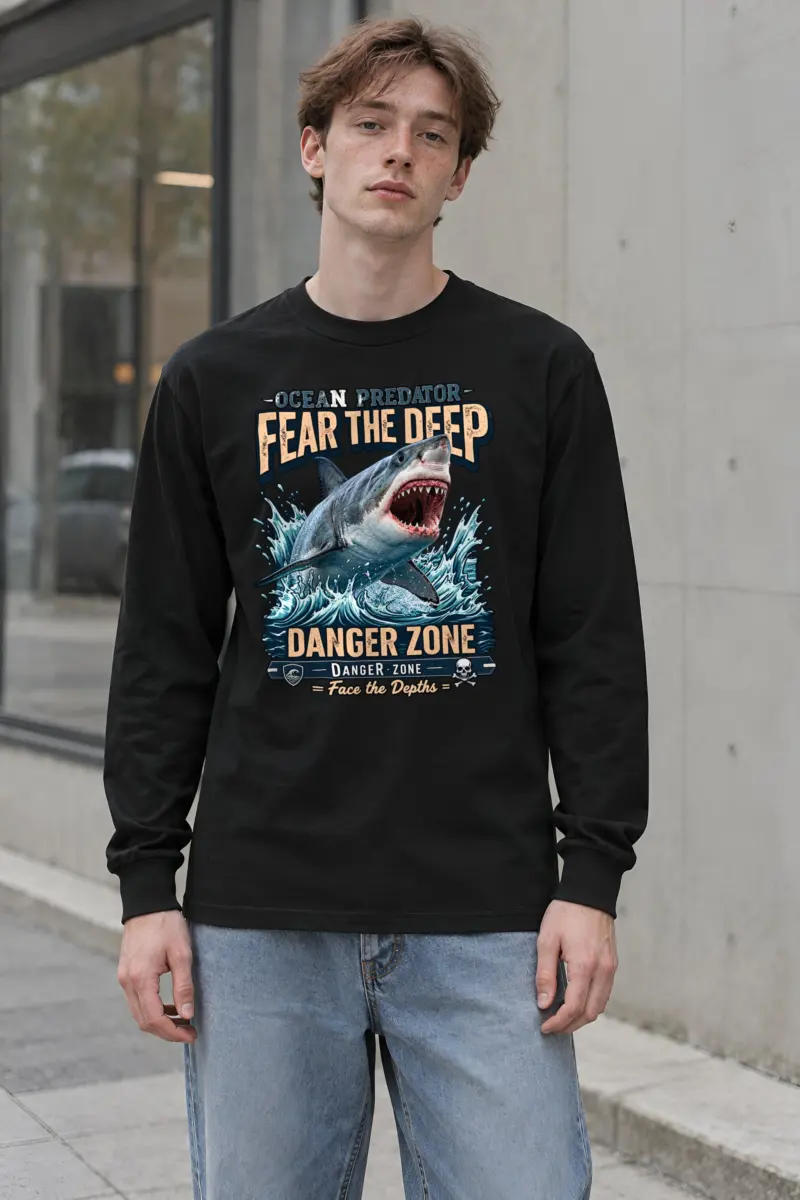 "Fear The Deep" Unisex Longsleeve T-shirt