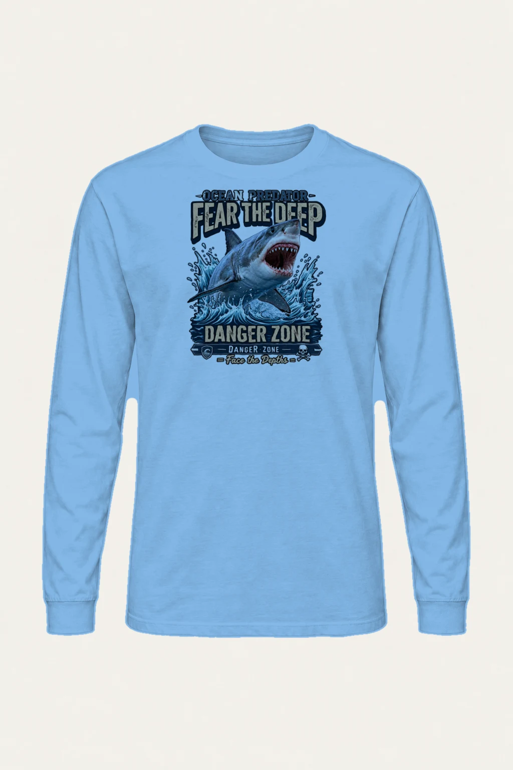 "Fear The Deep" Unisex Longsleeve T-shirt | Gildan 2400