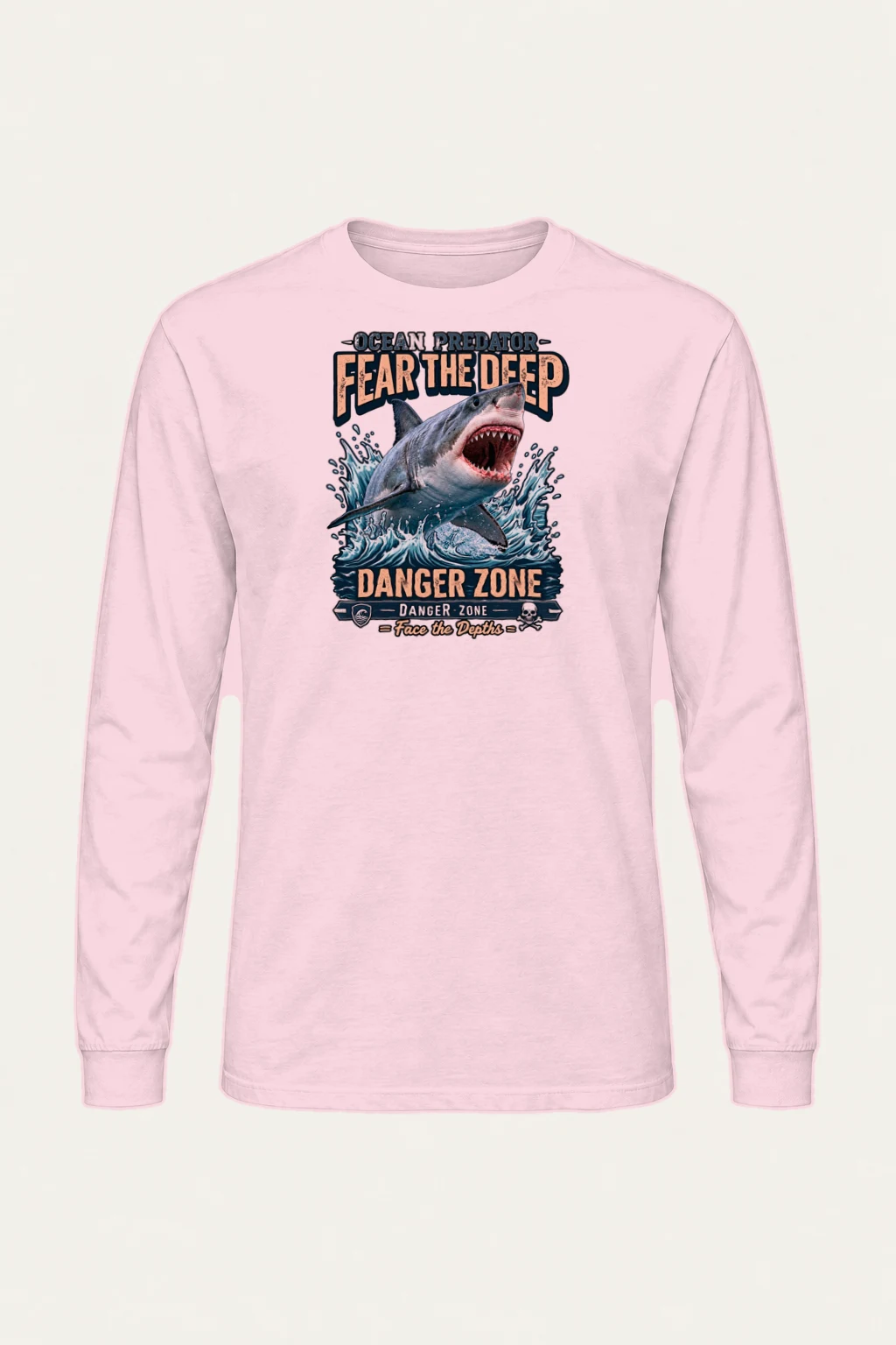 "Fear The Deep" Unisex Longsleeve T-shirt | Gildan 2400