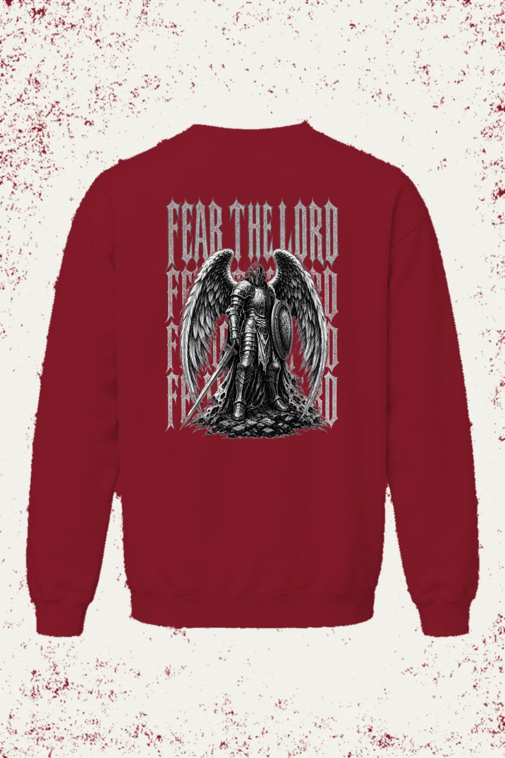 "Fear The Wings" Unisex Sponge Fleece Crewneck Sweatshirt | Bella + Canvas 3901