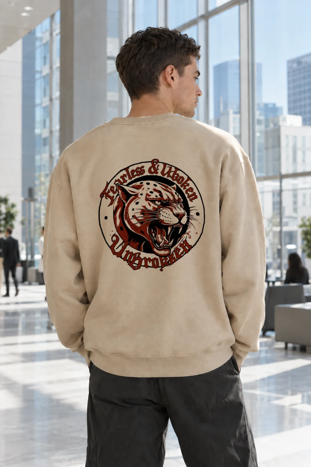 "Fearless Champion" Heavy Blend Unisex Crewneck Sweatshirt | Gildan 18000