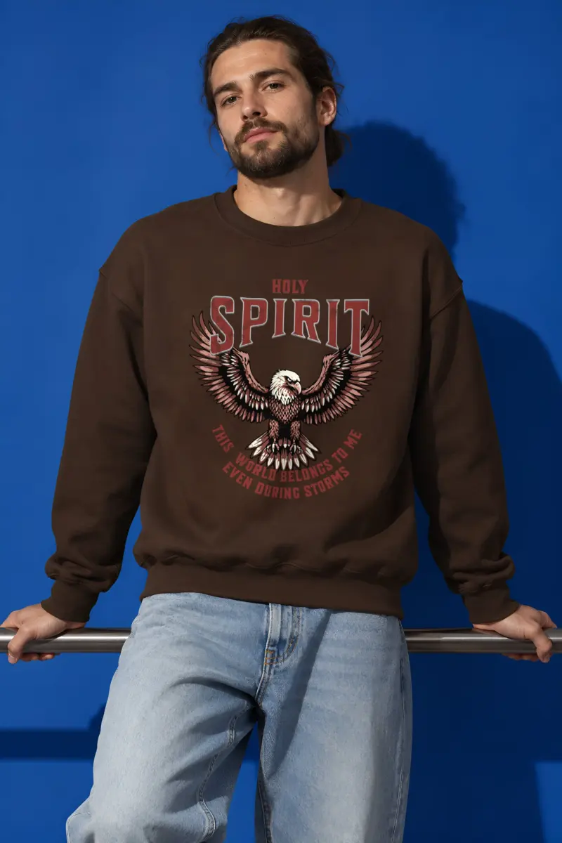 "Fearless Eagle" Heavy Blend Unisex Crewneck Sweatshirt