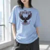 "Fearless Emmett Eagle" Heavyweight Unisex Crewneck T-shirt | Gildan 5000