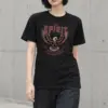 "Outstretched Bald Eagle" Heavyweight Unisex Crewneck T-shirt | Gildan 5000