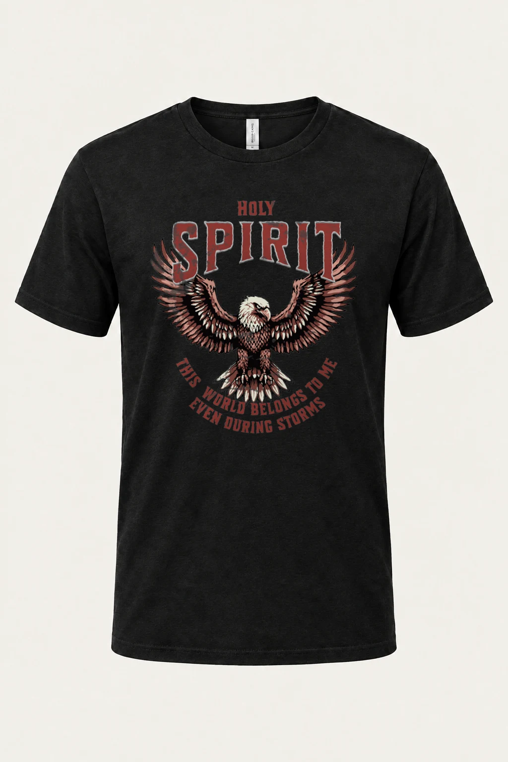 "Fearless Emmett Eagle" Heavyweight Unisex Crewneck T-shirt | Gildan 5000