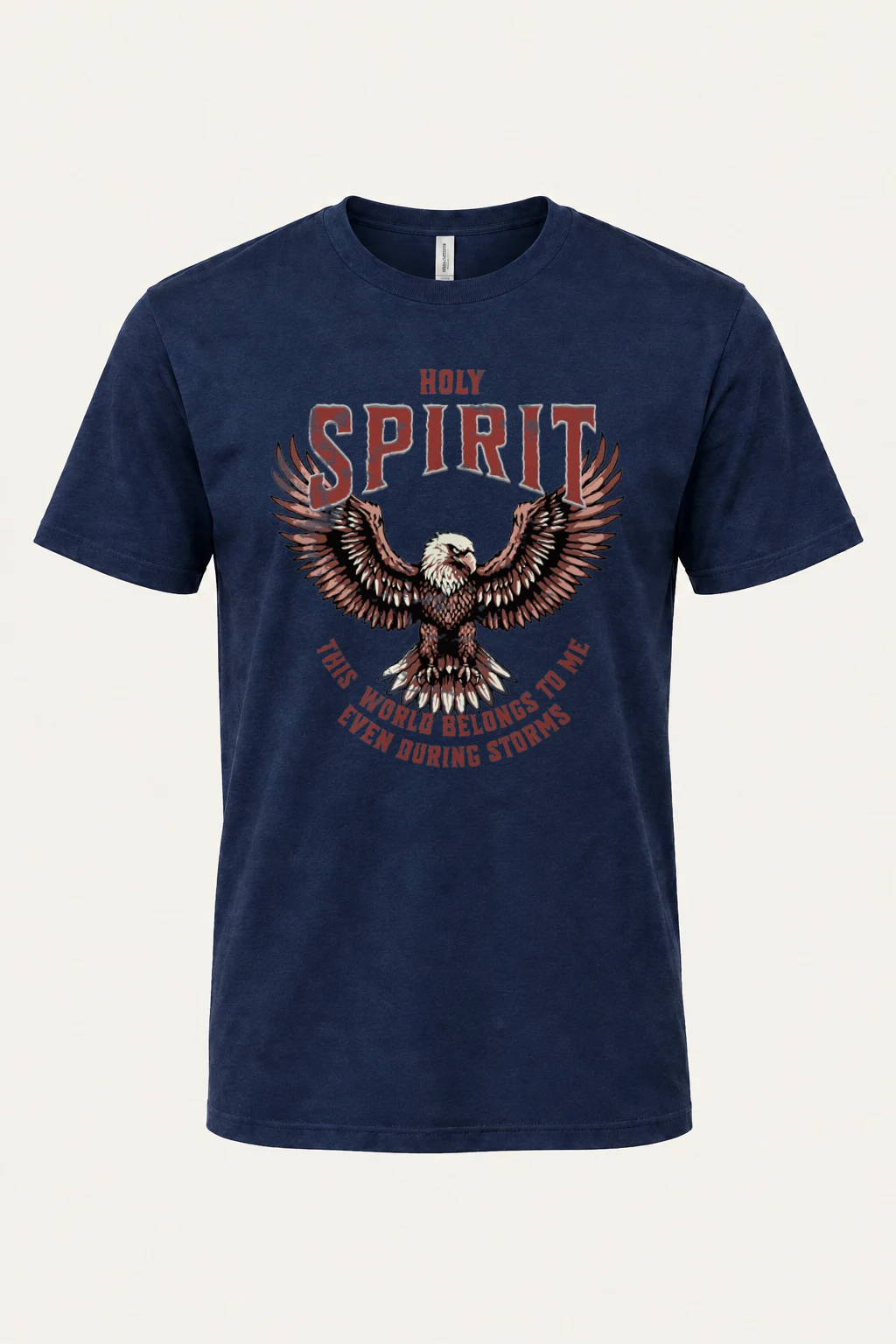 "Fearless Emmett Eagle" Heavyweight Unisex Crewneck T-shirt | Gildan 5000