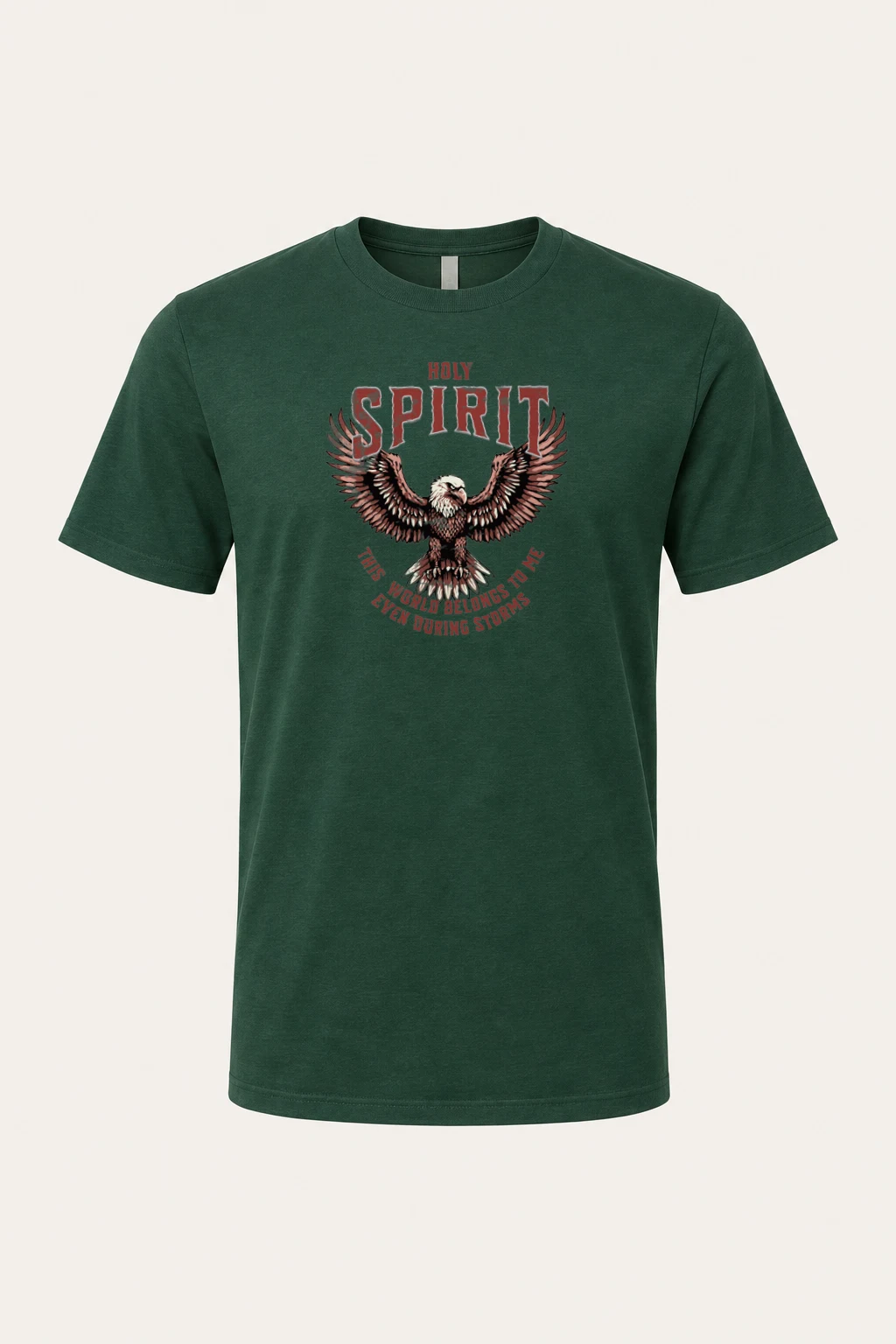 "Fearless Emmett Eagle" Heavyweight Unisex Crewneck T-shirt | Gildan 5000