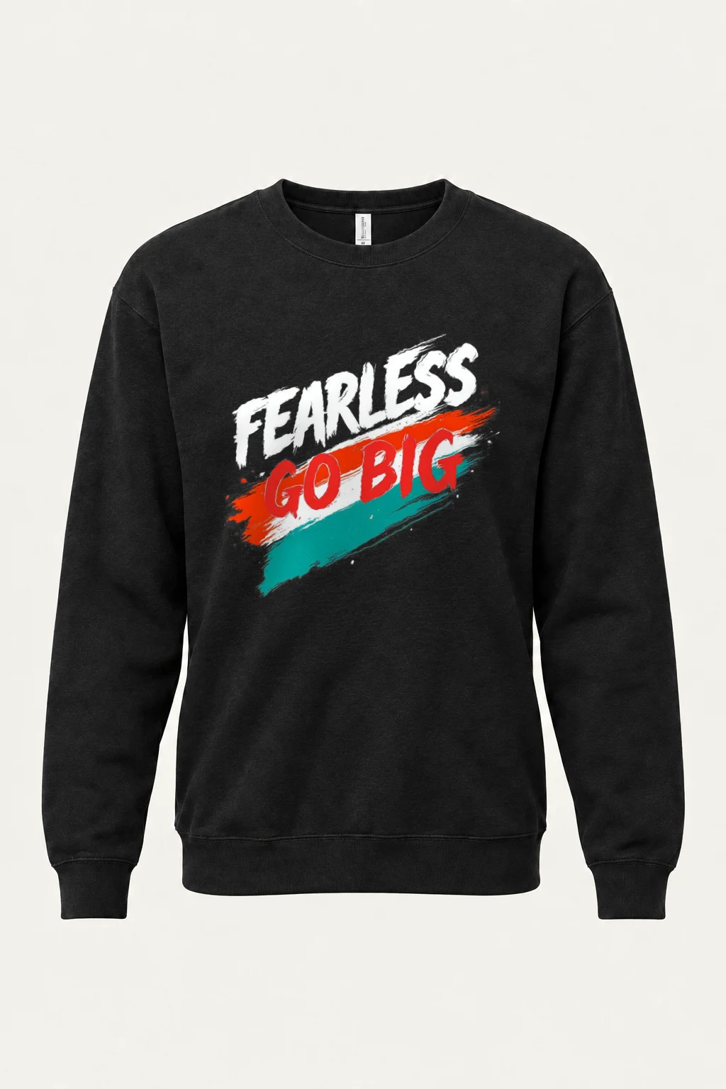 "Fearless Go Big" Heavy Blend Unisex Crewneck Sweatshirt | Gildan 18000