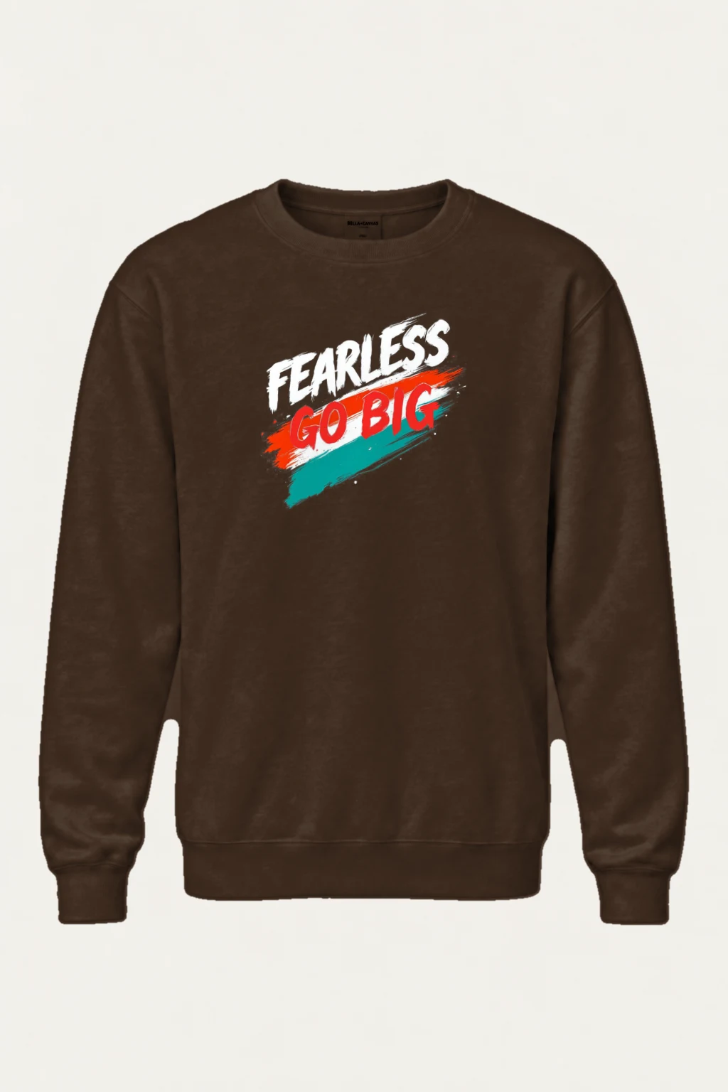 "Fearless Go Big" Heavy Blend Unisex Crewneck Sweatshirt | Gildan 18000