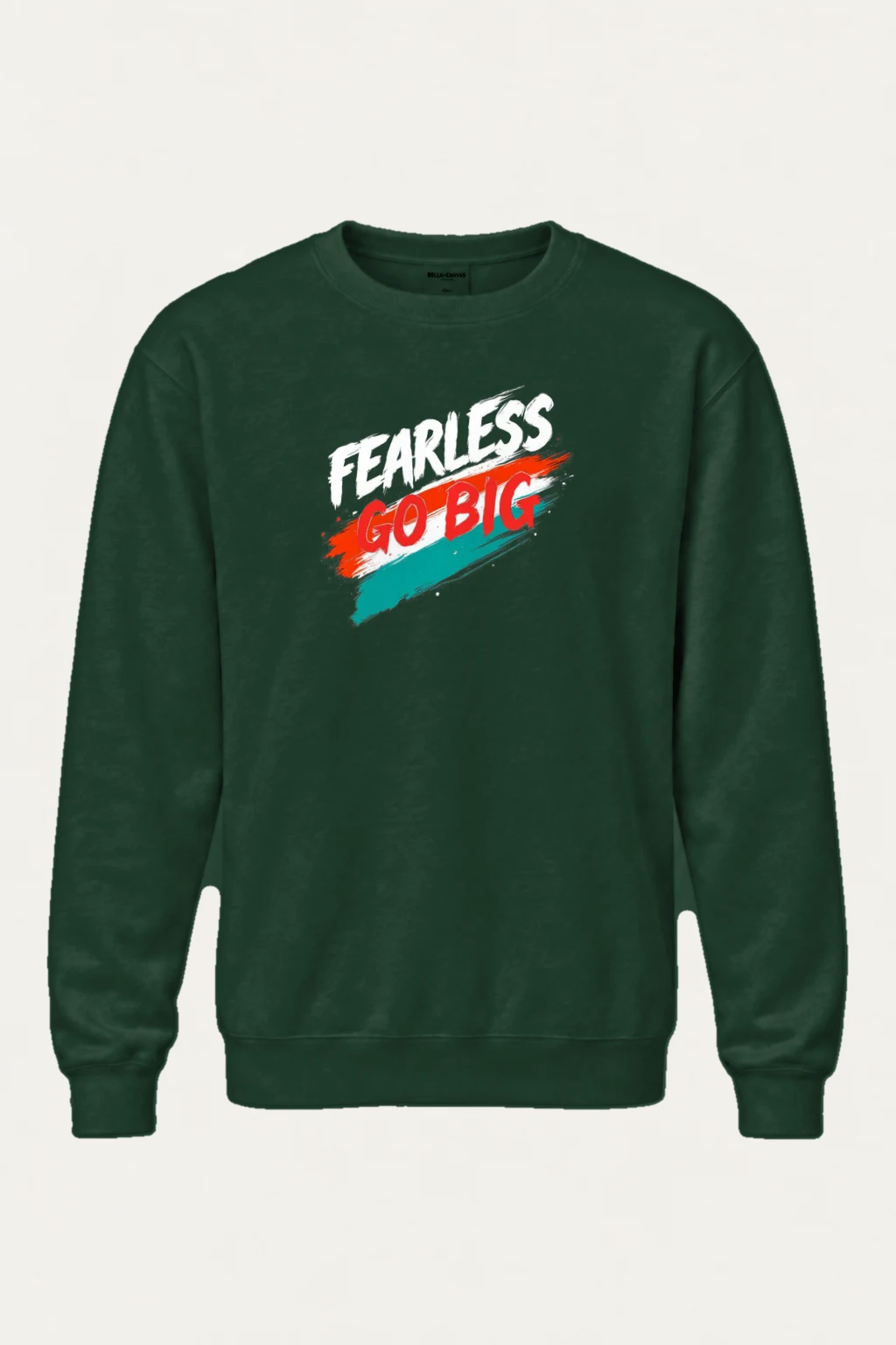 "Fearless Go Big" Heavy Blend Unisex Crewneck Sweatshirt | Gildan 18000