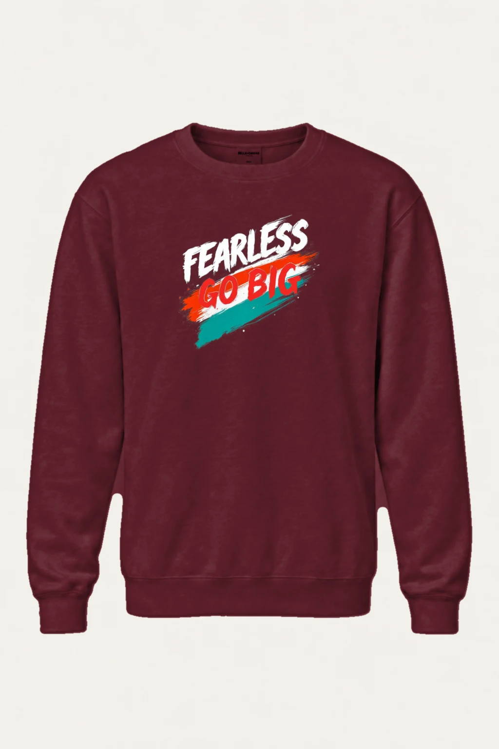 "Fearless Go Big" Heavy Blend Unisex Crewneck Sweatshirt | Gildan 18000
