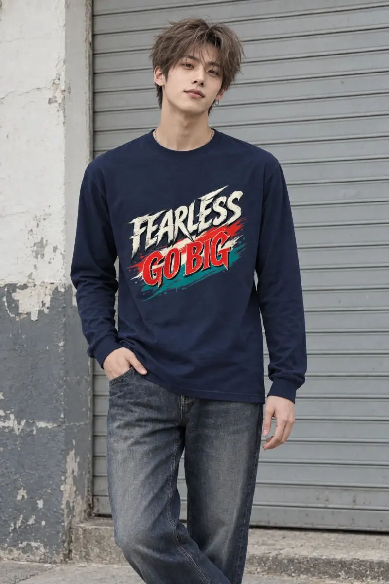 "Fearless Go Big" Unisex Longsleeve T-shirt