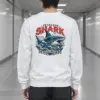 "Fearless Shark Ocean" Heavy Blend Unisex Crewneck Sweatshirt
