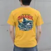 "Fearless Shark Ocean" Heavyweight Unisex Crewneck T-shirt