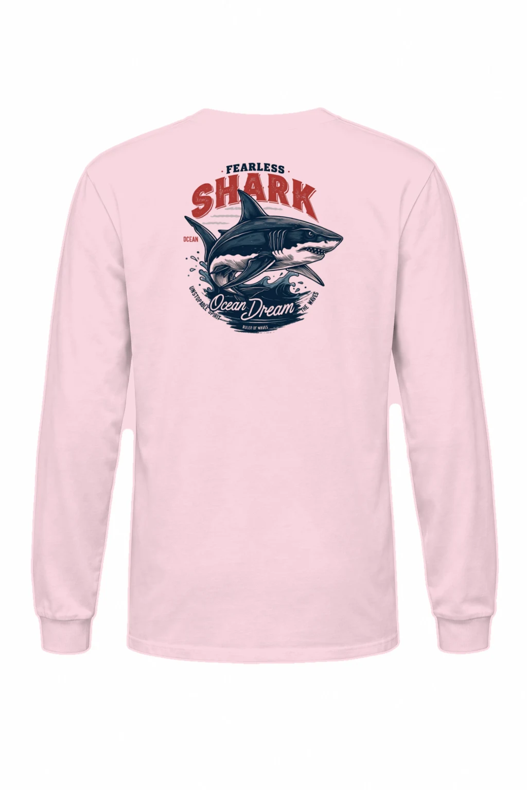 "Fearless Shark" Unisex Longsleeve T-shirt | Gildan 2400