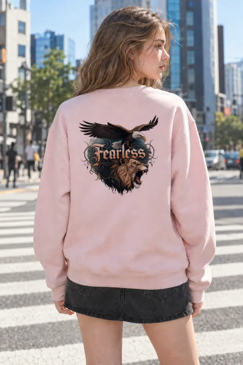 “Fearless Soul” Heavy Blend Unisex Crewneck Sweatshirt | Gildan 18000