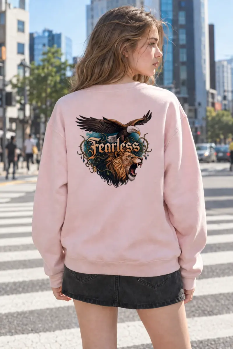"Fearless Soul" Heavy Blend Unisex Crewneck Sweatshirt | Gildan 18000