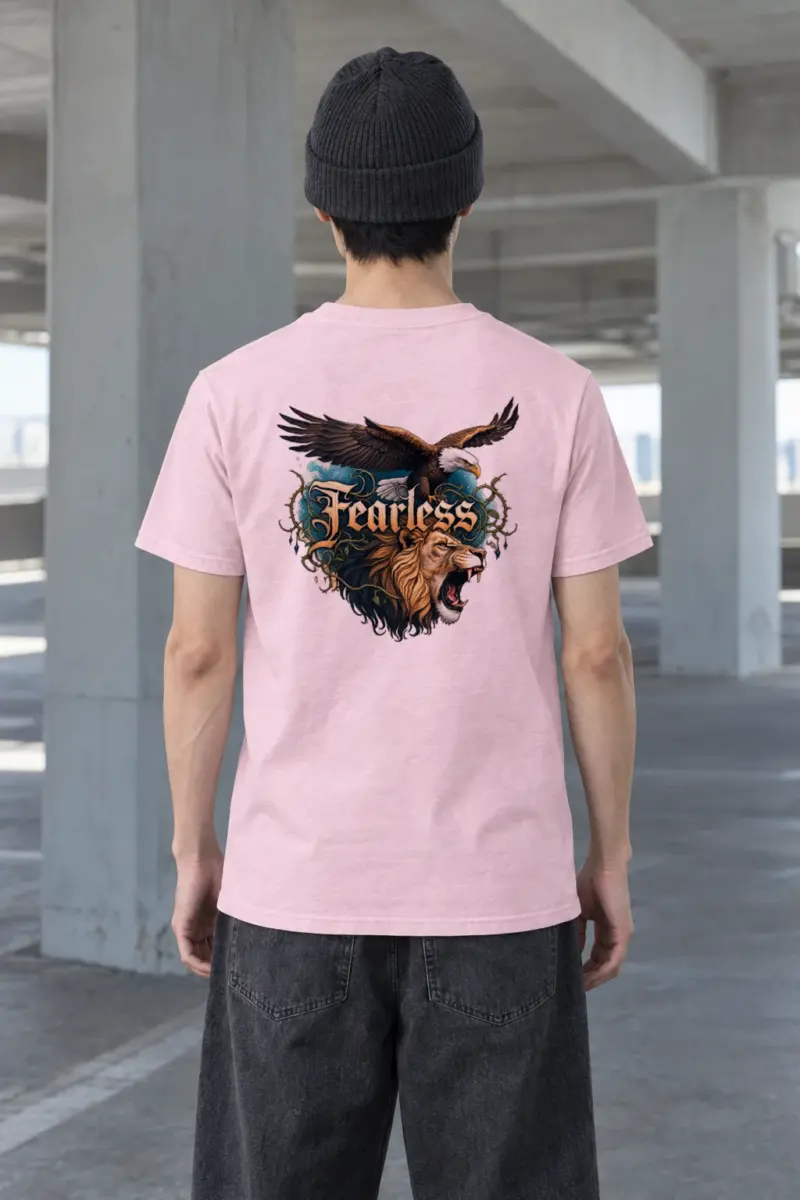 "Fearless Soul" Heavyweight Unisex Crewneck T-shirt