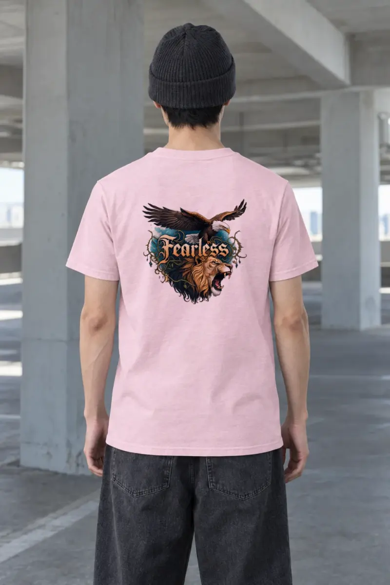 "Fearless Soul" Heavyweight Unisex Crewneck T-shirt
