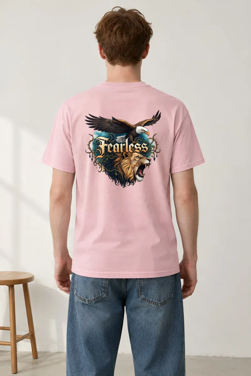 "Fearless Soul" Heavyweight Unisex Crewneck T-shirt